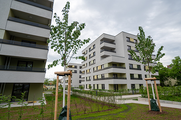 Fünfgeschossiger Neubau in der Belchenstraße