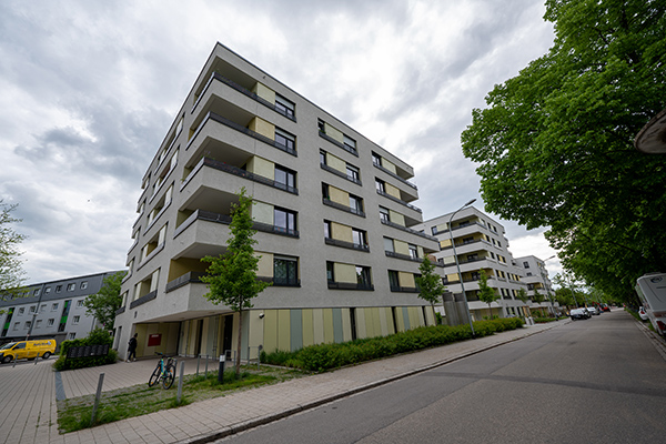 Fünfgeschossiger Neubau in der Belchenstraße