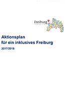 Titelblatt "Aktionsplan für ein inklusives Freiburg"