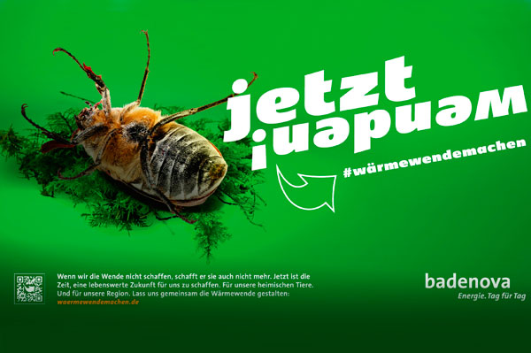 badenovas Kommunikationskampagne #jetztwenden