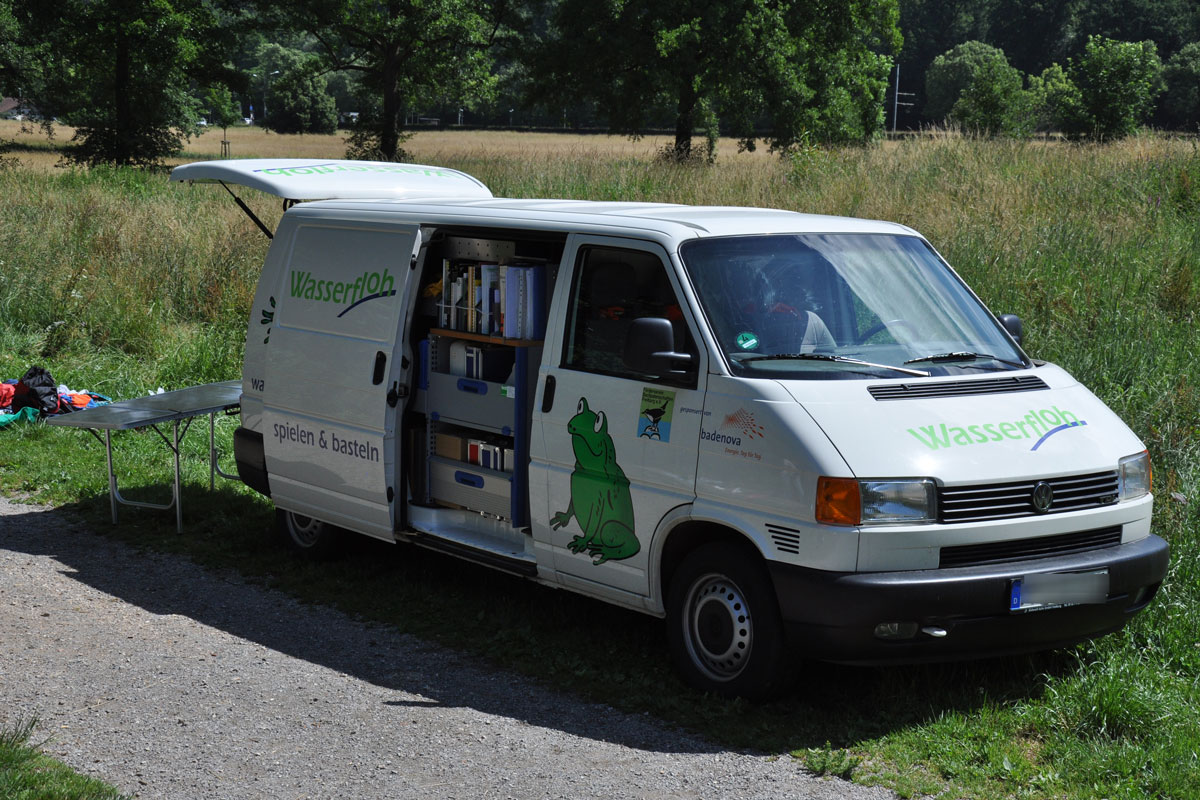 Transporter in weiß