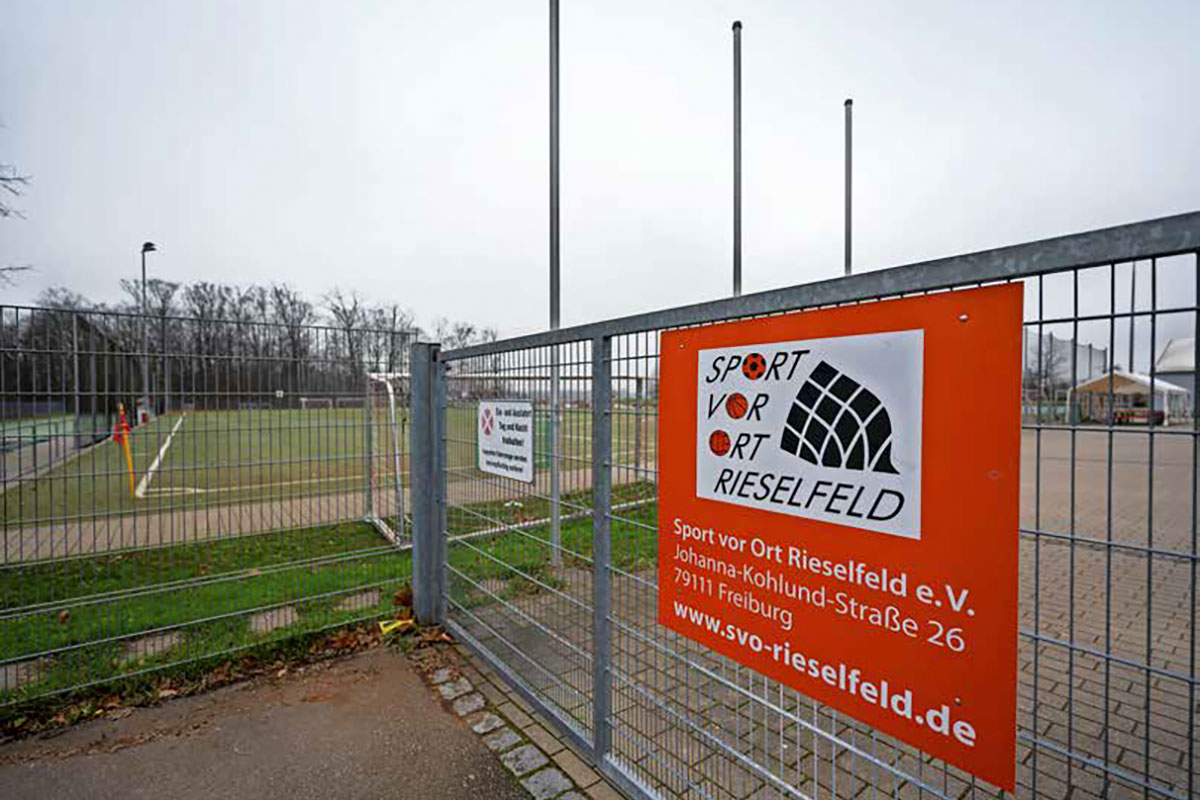 Profiteur: Mit dem neuen Stadtteil Dietenbach entstehen in der Nachbarschaft zum Rieselfeld zusätzliche Sportflächen. Das freut auch die Mitglieder von „Sport vor Ort“. Foto: Patrick Seeger