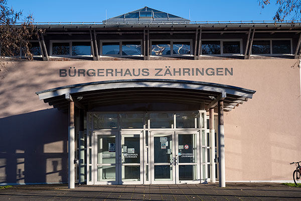 Eingang Bürgerhaus Zähringen