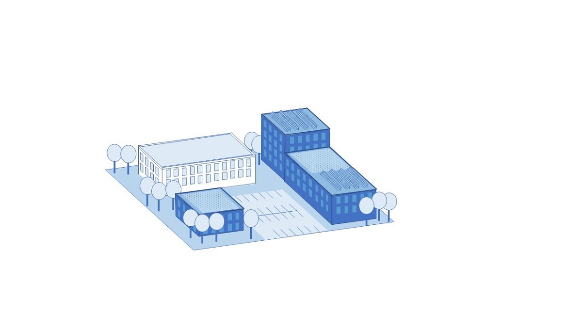 Grafik einer Gewerbefläche