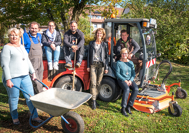 Das Team der Ortsverwaltung Hochdorf