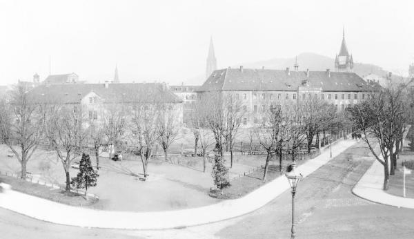 Rempartkaserne um 1900, Foto: Denkmälerarchiv, AM Freiburg.