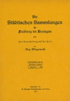 Publikation von Max Wingenroth 1915, Foto: STM Freiburg.