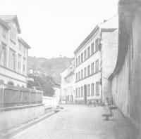 Gerberauschule nach 1875, Foto: Gottlieb Theodor Hase, o. J., STM Freiburg Augustinermuseum.