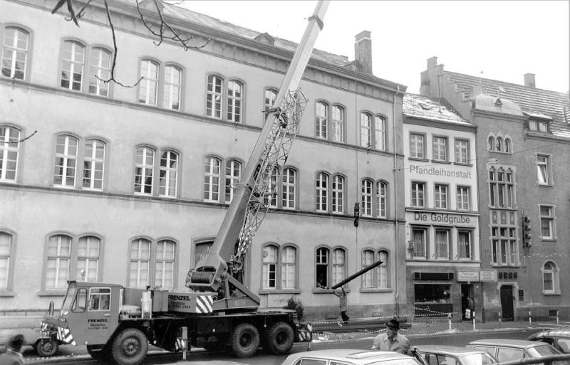 Umbauten am Naturkundemuseum Ende der 1970er Jahre. Foto: Archiv MNM. 