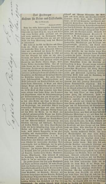 Freiburger Tagblatt, 13.05.1900, Foto: StadtAF C3/241/1