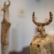 Statuette der Habalukke-Kultur, Haus Schwab, NMB – Neues Museum Biel, Foto: Patrick Weyeneth